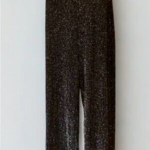 ✨ Trixxi Black GLITTER Sparkle Wide Leg Pantsuit ✨